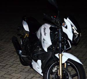 2013 TVS Apache RTR 180 with a mileage of 5000km