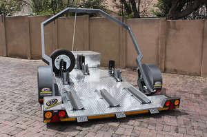 Easy Loading Motorbike Trailer for sale.