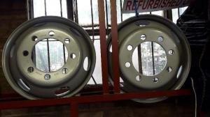 8 HOLES, SMALL HOLES & BIG HOLES 22.5 BRAND NEW STEEL RIMS