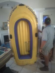 inflatable row boat